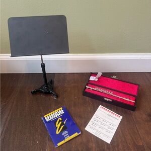 Retired vintage American Girl Flute and Accessories set